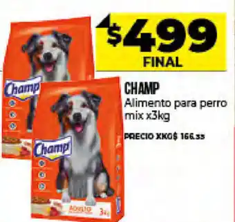 Supermayorista Vital Champ Alimento Para Perro Mix x 3kg oferta