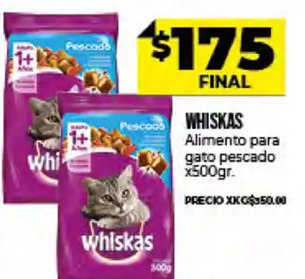 Supermayorista Vital Whiskas Alimento Para Gato Pescado x 500gr oferta