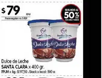 Disco Santa Clara Dulce de Leche x 400gr oferta