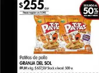 Disco Granja del Sol Patitas de Pollo oferta