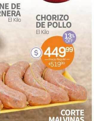 Alvear Chorizo de Pollo oferta