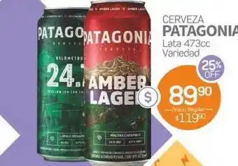 Alvear Patagonia Cerveza Lata 473cc Variedad oferta