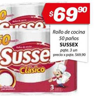 Almacor Sussex Rollo de cocina 50 Paños oferta