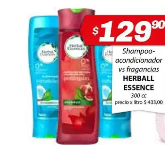 Almacor Herball Essence Shampoo / Acondicionador vs Fragancias 300 cc oferta
