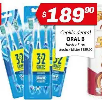 Almacor Oral B Cepillo Dental blister 3 un oferta