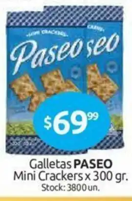 Cordiez Paseo Galletas mini Crackers x 300gr oferta