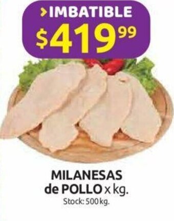 Cordiez Milanesas de Pollo oferta