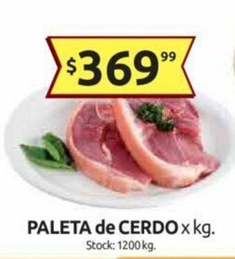 Cordiez Paleta de Cerdo x kg oferta