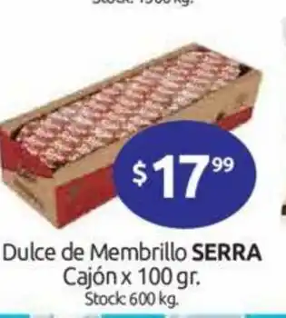 Cordiez Serra Dulce de Membrillo Cajón x 100gr oferta
