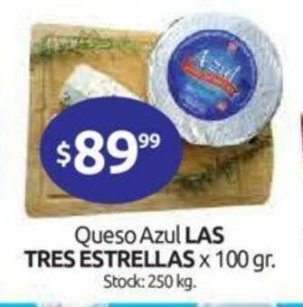 Cordiez Las Tres Estrellas Queso Azul x 100gr oferta