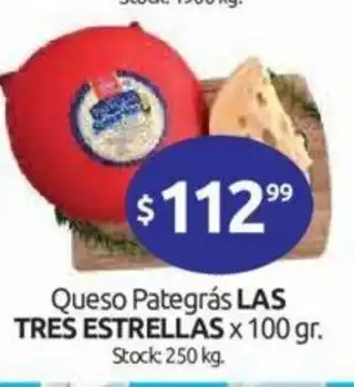 Cordiez Las Tres Estrellas Queso Pategras x 100gr oferta
