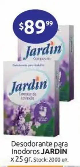 Cordiez Jardin Desodorante Para Inodoros x 25gr oferta
