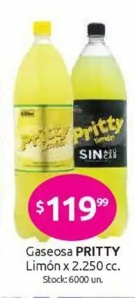 Cordiez Pritty Gaseosa Limón x 2.250cc oferta