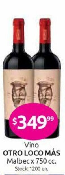 Cordiez Otro Loco Más Vino Malbec x 750cc oferta