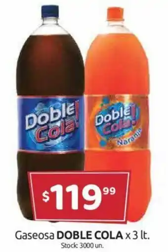 Cordiez Doble Cola Gaseosa x 3lt oferta