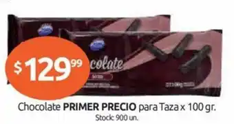 Cordiez Primer Precio Chocolate para Taza x 100gr oferta