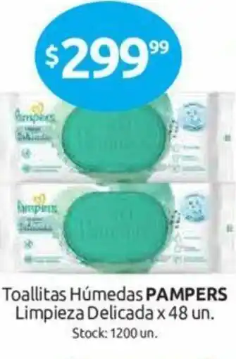 Pampers Toallas Húmedas Limpieza Delicada x 48un