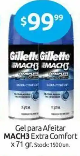 Cordiez Mach3 Gel para Afeitar Extra Comfort x 71gr oferta