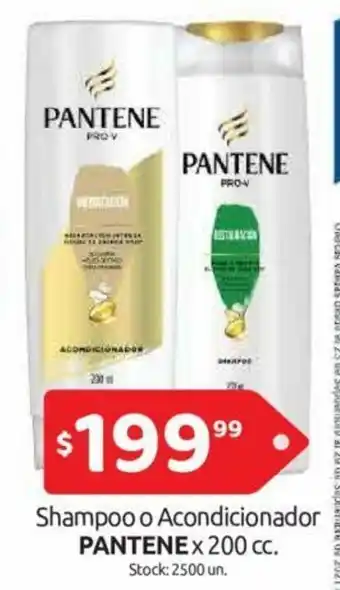 Cordiez Pantene Shampoo o Acondicionador x 200cc oferta