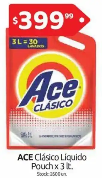 Cordiez Ace Clásico Liquido Pouch x 3lt oferta