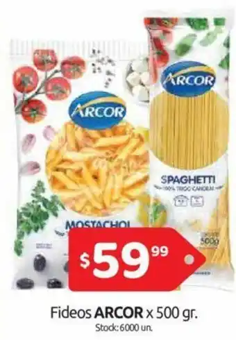 Cordiez Arcor Fideos x 500gr oferta