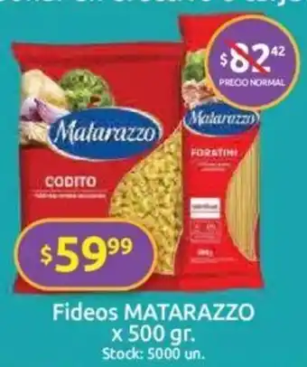 Cordiez Matarazzo Fideos x 500gr oferta