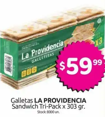 Cordiez La Providencia Galletas Sandwich Tri Pack x 303gr oferta