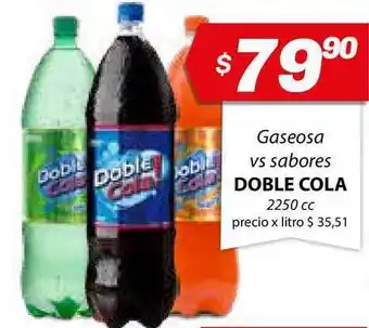 Almacor Doble Cola Gaseosa vs sabores 2250 cc oferta