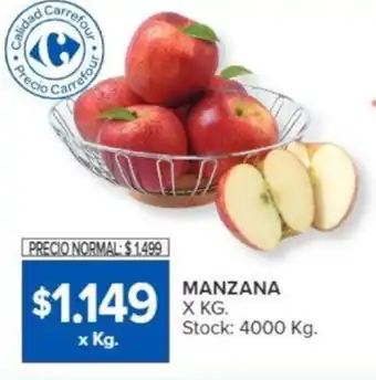 Carrefour MANZANA X KG oferta