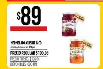 Supermercados Vea Cuisine & Co Mermelada 454grs oferta