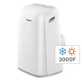 Frávega Aire acondicionado portátil sansei 91sap32ha3api 3500 kw frío calor oferta