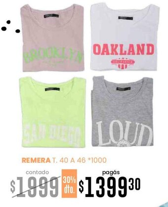 La Anonima Remera oferta