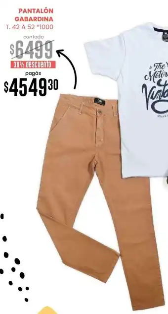 La Anonima Pantalón Gabardina oferta