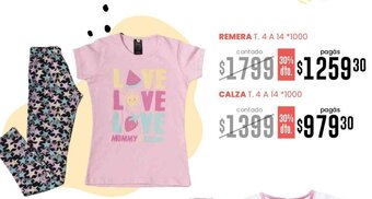 La Anonima Remera 4A14 oferta