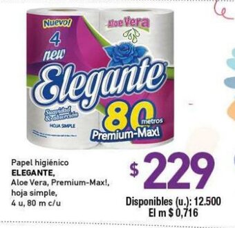 Cooperativa Obrera Elegante Papel Higienico oferta
