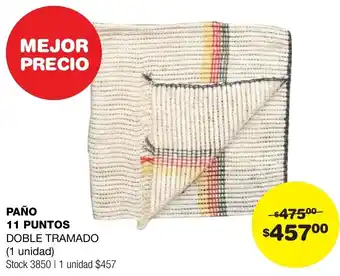 Atomo Conviene PAÑO 11 PUNTOS DOBLE TRAMADO 1 unidad oferta