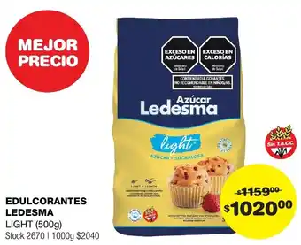 Atomo Conviene EDULCORANTES LEDESMA LIGHT 500g oferta