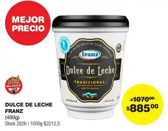 Atomo Conviene DULCE DE LECHE FRANZ 400G oferta