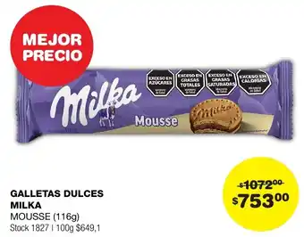 Atomo Conviene GALLETAS DULCES MILKA 116G oferta