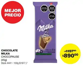 Atomo Conviene CHOCOLATE MILKA 45G oferta