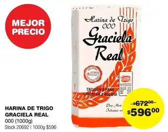 Atomo Conviene HARINA DE TRIGO GRACIELA REAL 000 1000G oferta