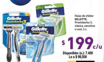 Cooperativa Obrera Gillette Hojas de afeitar oferta