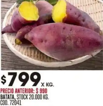 Coto BATATA oferta