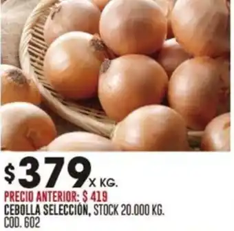 Coto CEBOLLA SELECCIÓN X KG oferta