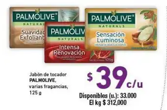 Cooperativa Obrera Palmolive Jabón de tocador varias fragancias 125g oferta