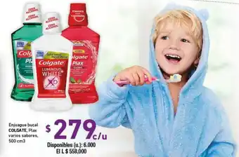 Cooperativa Obrera Colgate Enjuague bucal varios sabores 500cm3 oferta