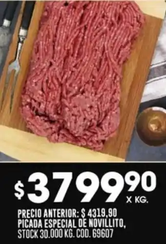 Coto PICADA ESPECIAL DE NOVILLITO, X KG oferta