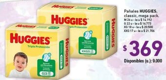Cooperativa Obrera Huggies Pañales classic mega pack oferta