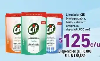 Cooperativa Obrera CIF Limpiador biodegradable oferta