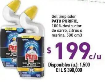 Cooperativa Obrera Pato Purific Gel limpiador oferta